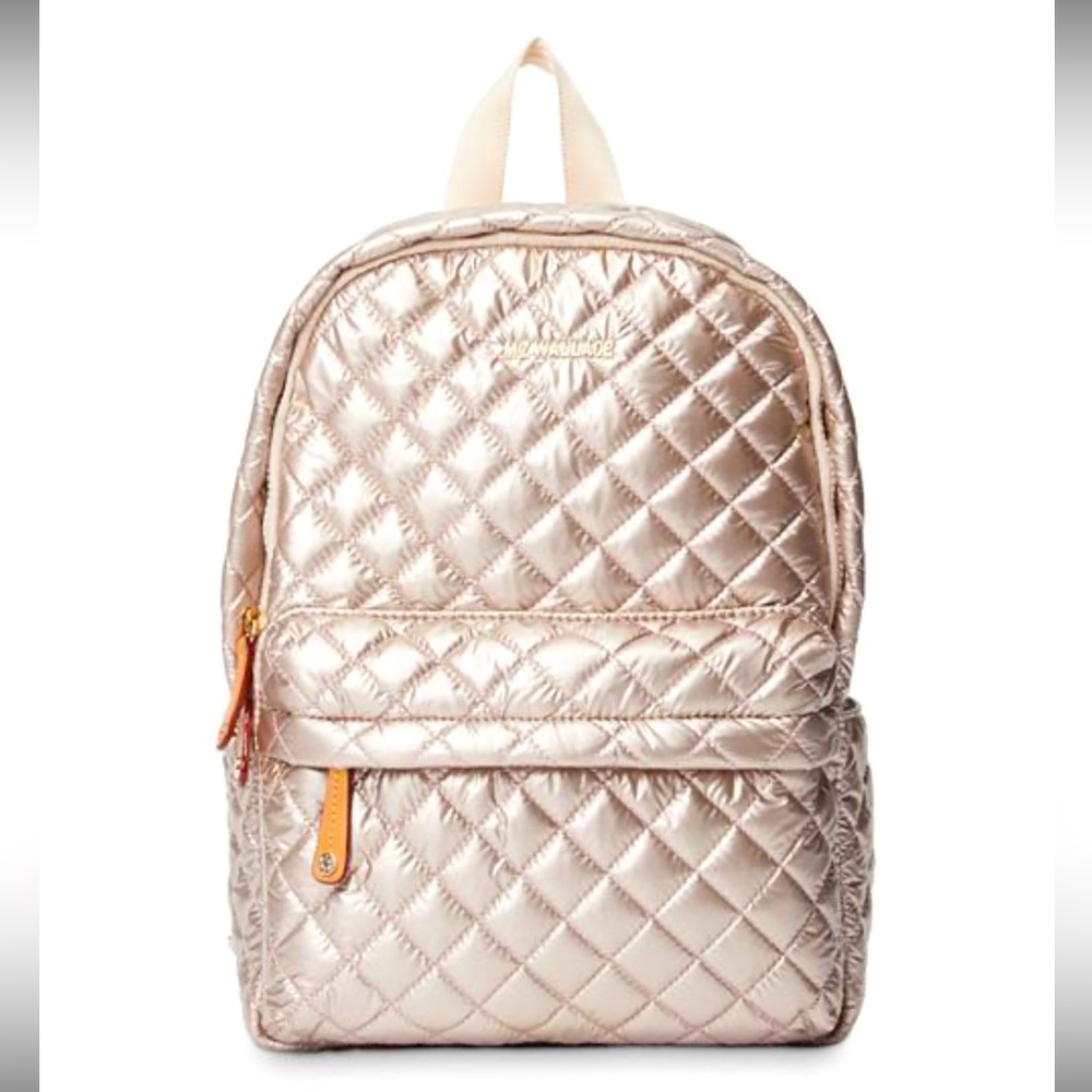 MZ WALLACE City Backpack mini in Rose Metallic